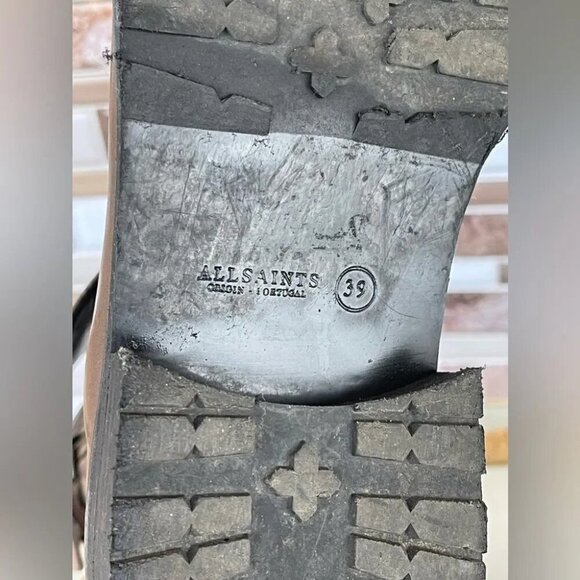 ALLSAINTS Daria Cuffed Combat Boot 39/8.5 - Picture 7 of 14